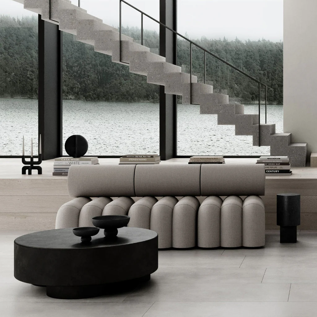 Guggenheim Vase Petit Black - Image 6