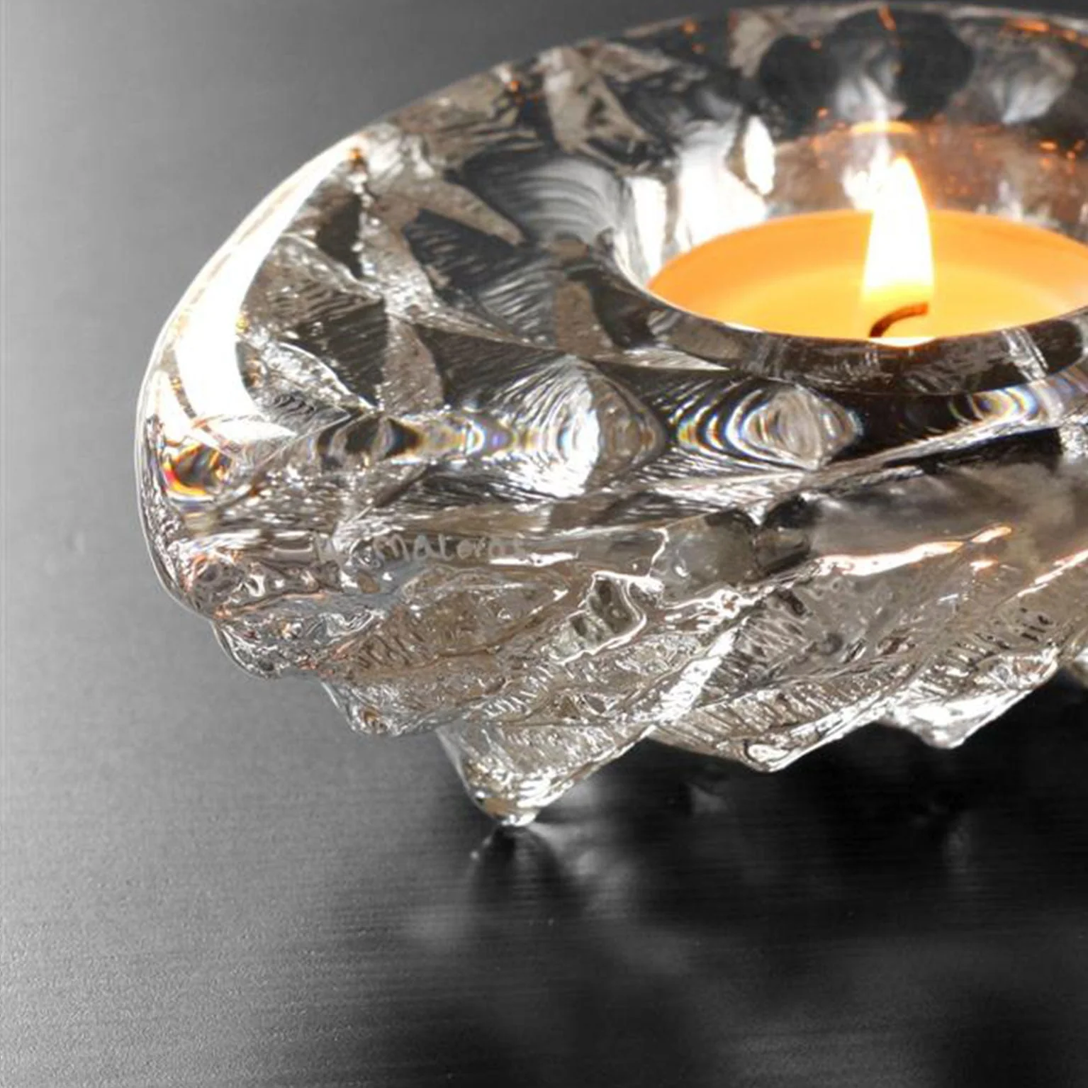 Maleras Crystal Candle Holder Into The Votive Cone - Image 3