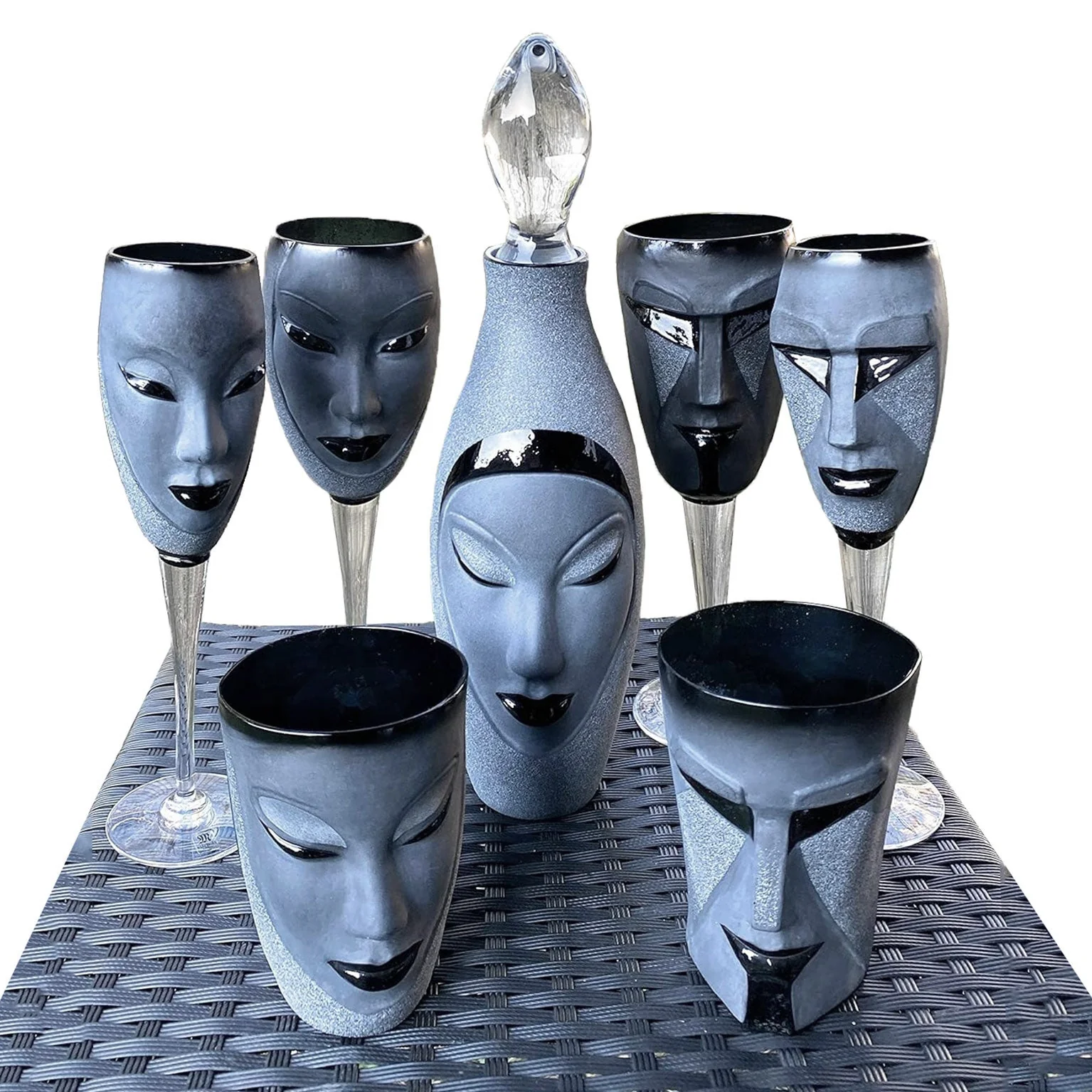 Maleras Crystal Tumbler Electra Black MASQ Tableware - Image 6