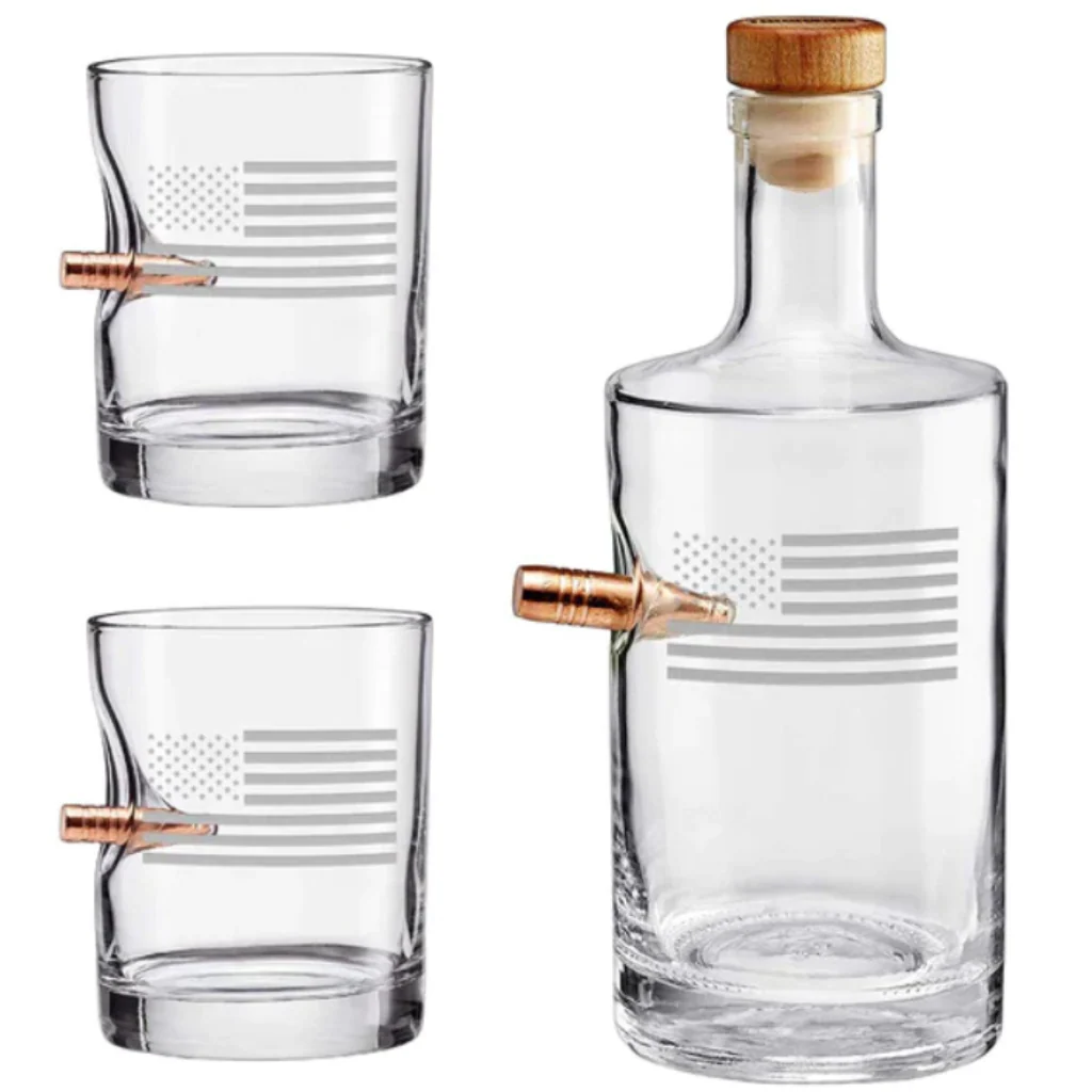 Rocks Glass US Flag 308 - Image 4